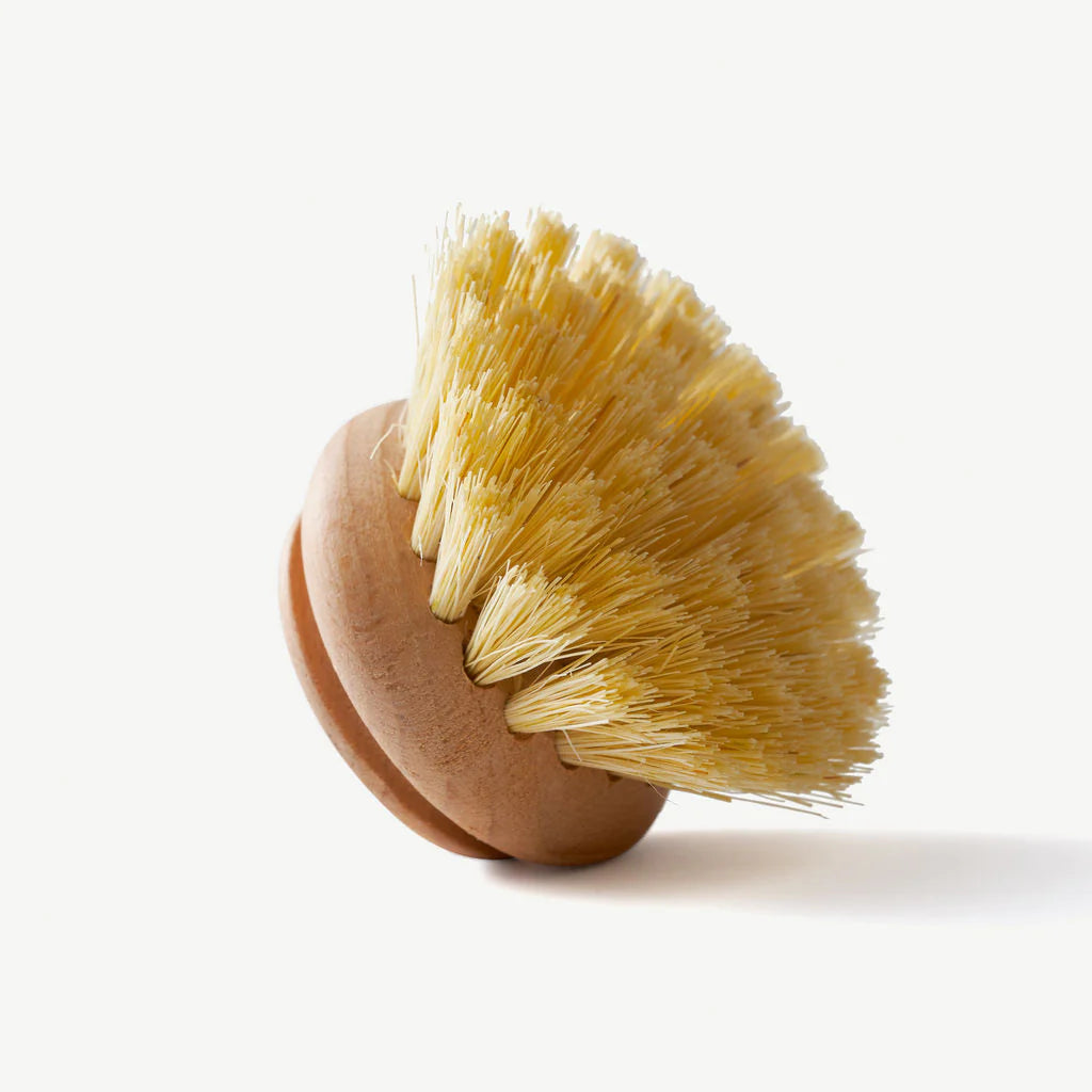 WOODEN DISH BRUSH WITH REPLACEABLE HEAD