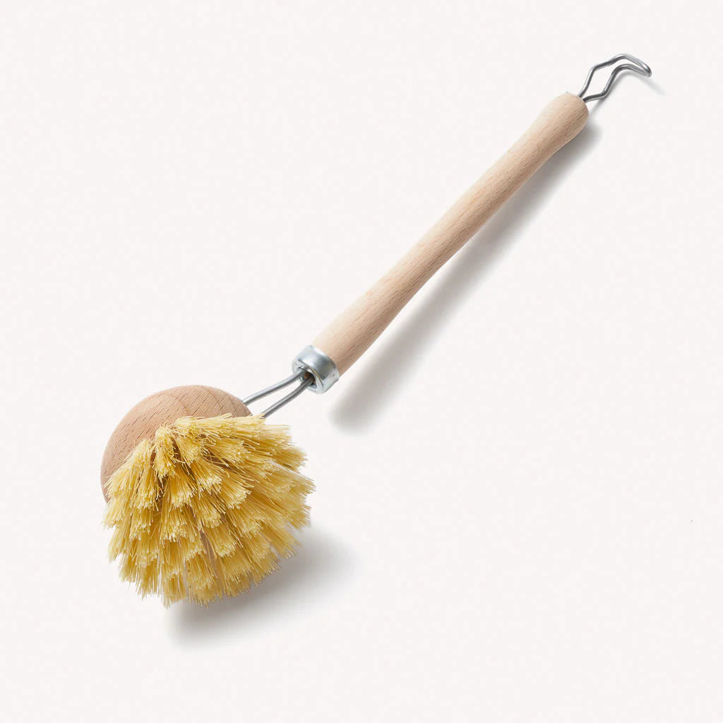 WOODEN DISH BRUSH WITH REPLACEABLE HEAD